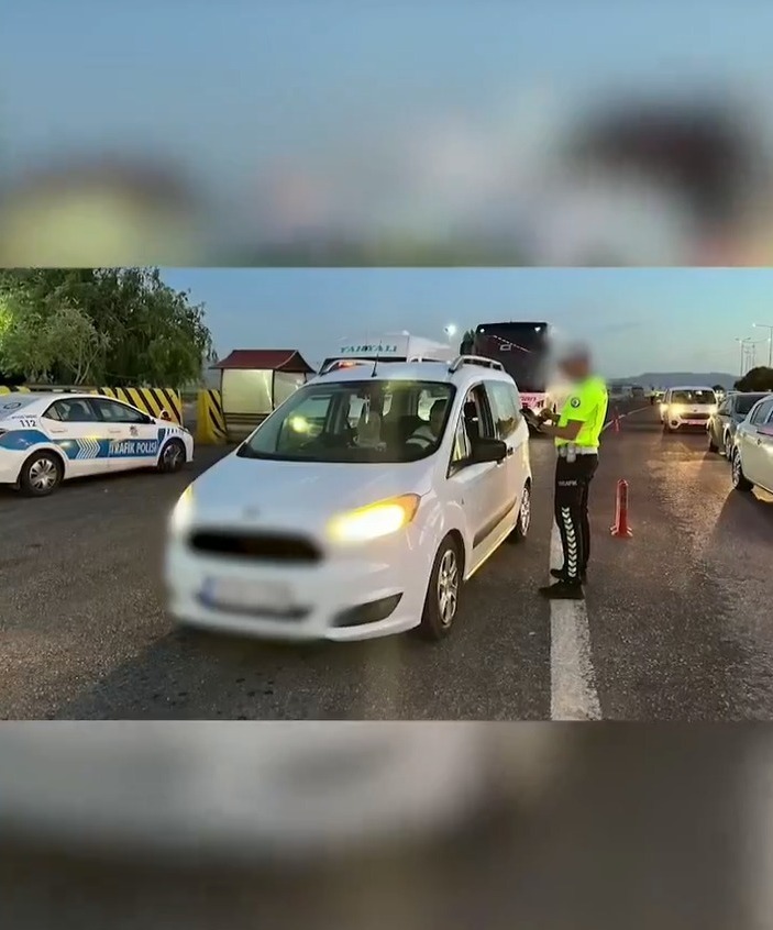 Polis ekipleri tarafından 7 bin 969 araç denetlendi